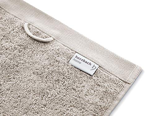 Badetuch, 80 x 200 cm, sandgrau | 2er Set