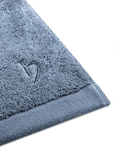 Handtuch, 50 x 100 cm, blau | 2er Set