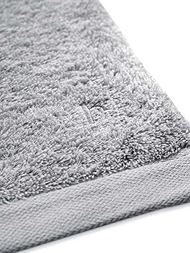 Handtuch-Badetuch Set, silbergrau | 6-teilig, 4 Handtücher 50 x 100 cm, 2 Badetücher 70 x 140 cm