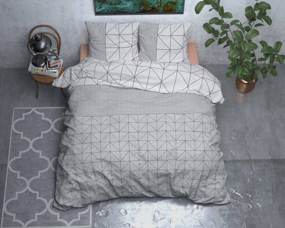 Bettwäsche GINO, Flanell-Polyester-Mischung