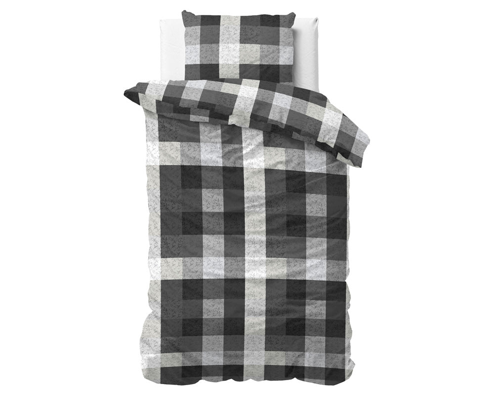 Flanell Bettwäsche STEEF | anthrazit