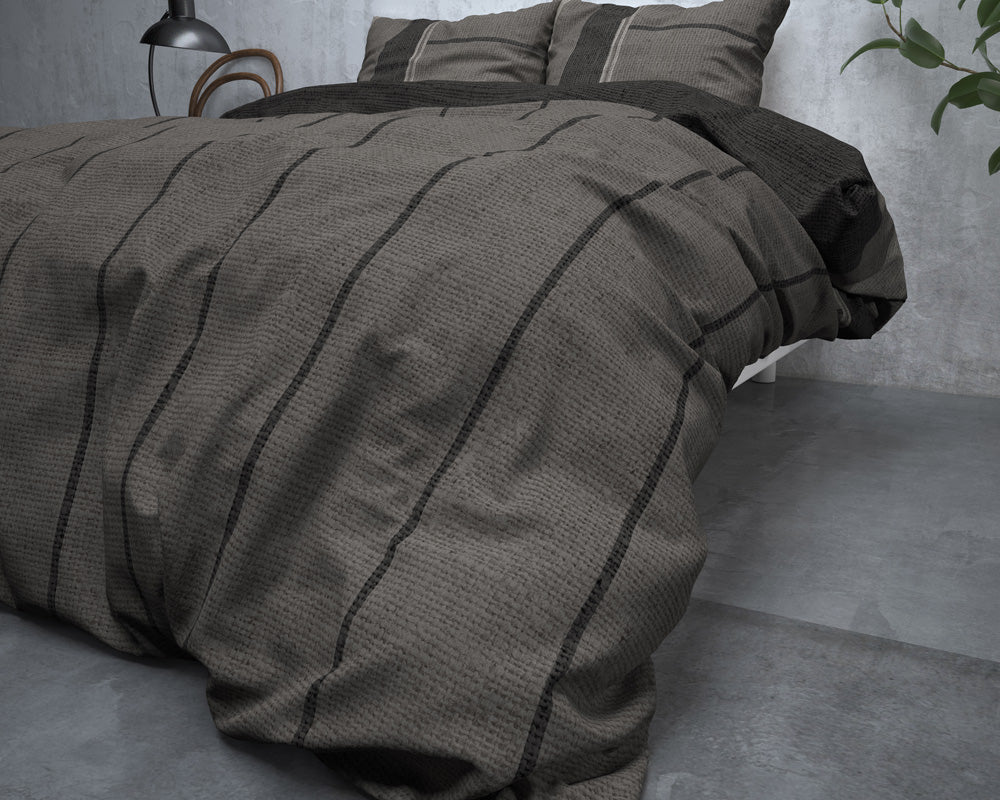 Bettwäsche KEES, Flanell-Polyester-Mischung