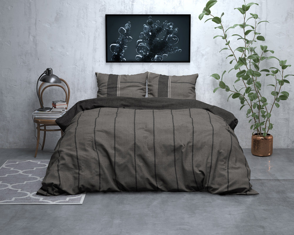 Bettwäsche KEES, Flanell-Polyester-Mischung