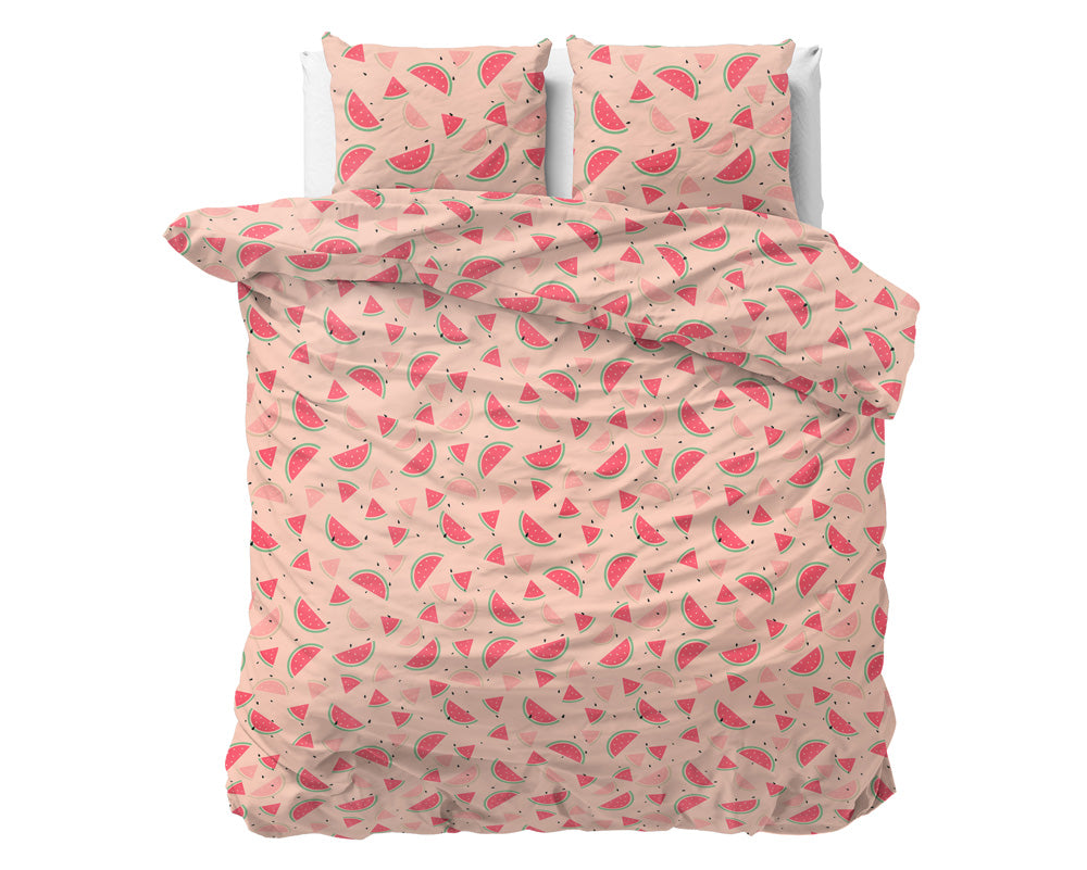Bettwäsche SWEET WATERMELON, Baumwoll-Polyester-Mischung