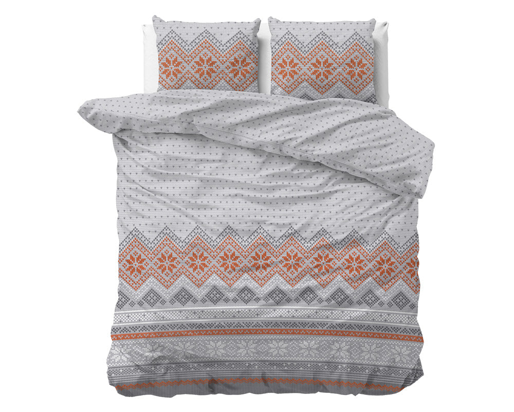Flanell Bettwäsche OLAV | grau