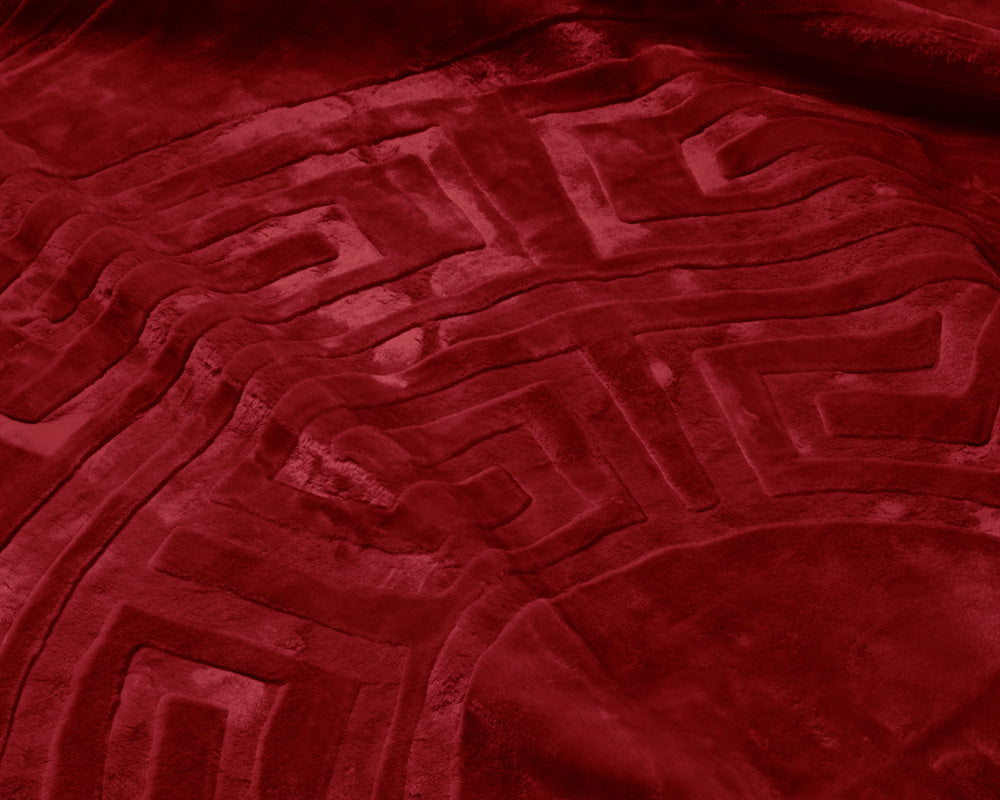 Kuschel-& Tagesdecke, 200 x 240 cm | rot