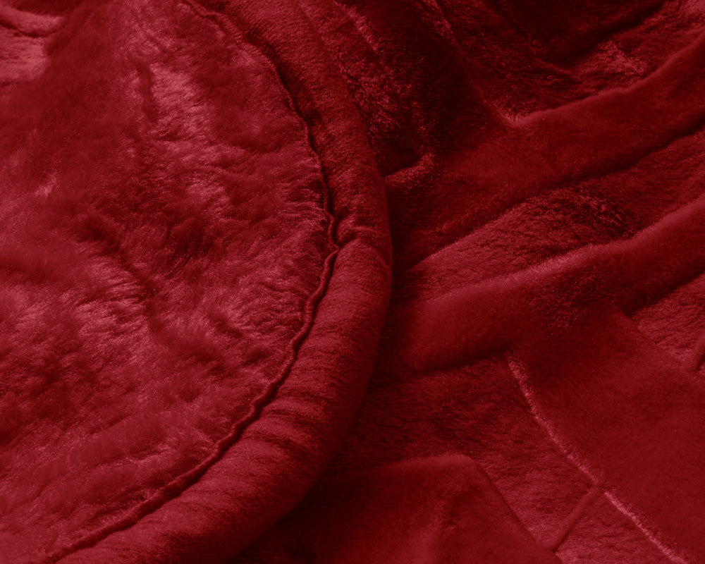 Kuschel-& Tagesdecke, 200 x 240 cm | rot