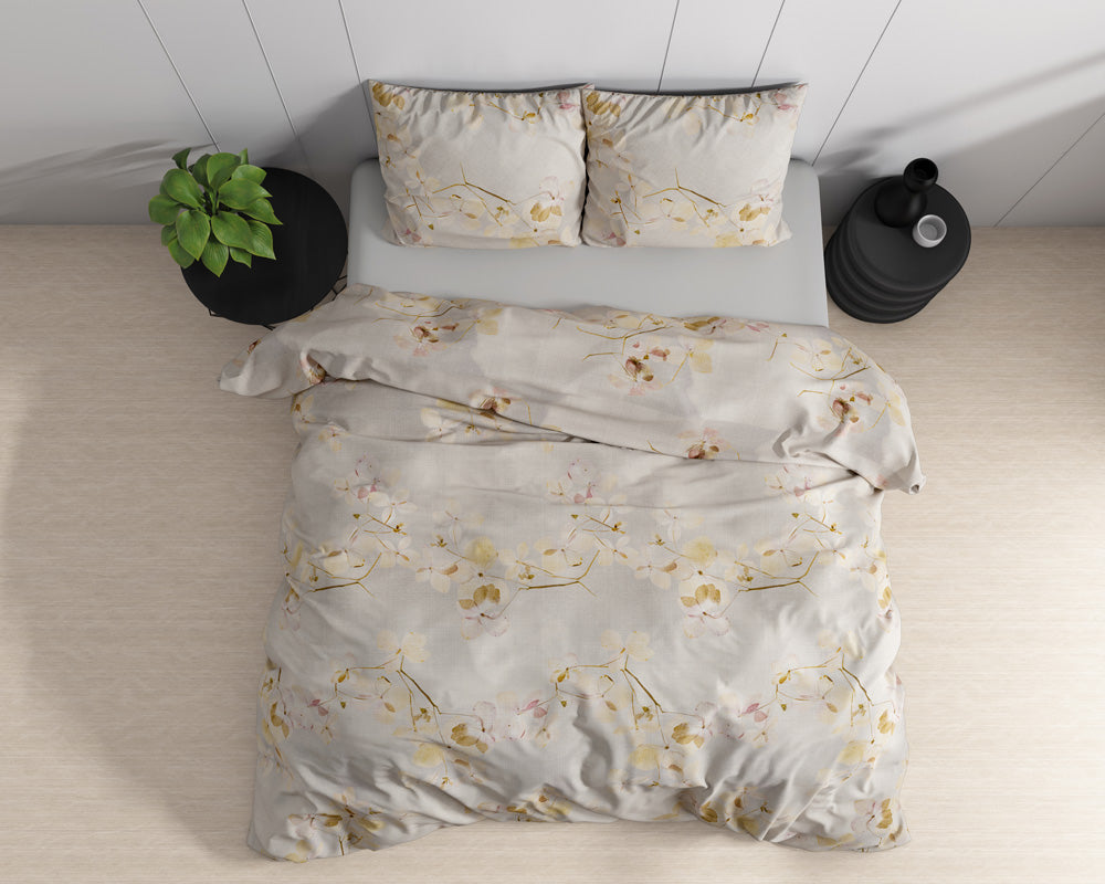 Bettwäsche LOUIS , Baumwollsatin | cream