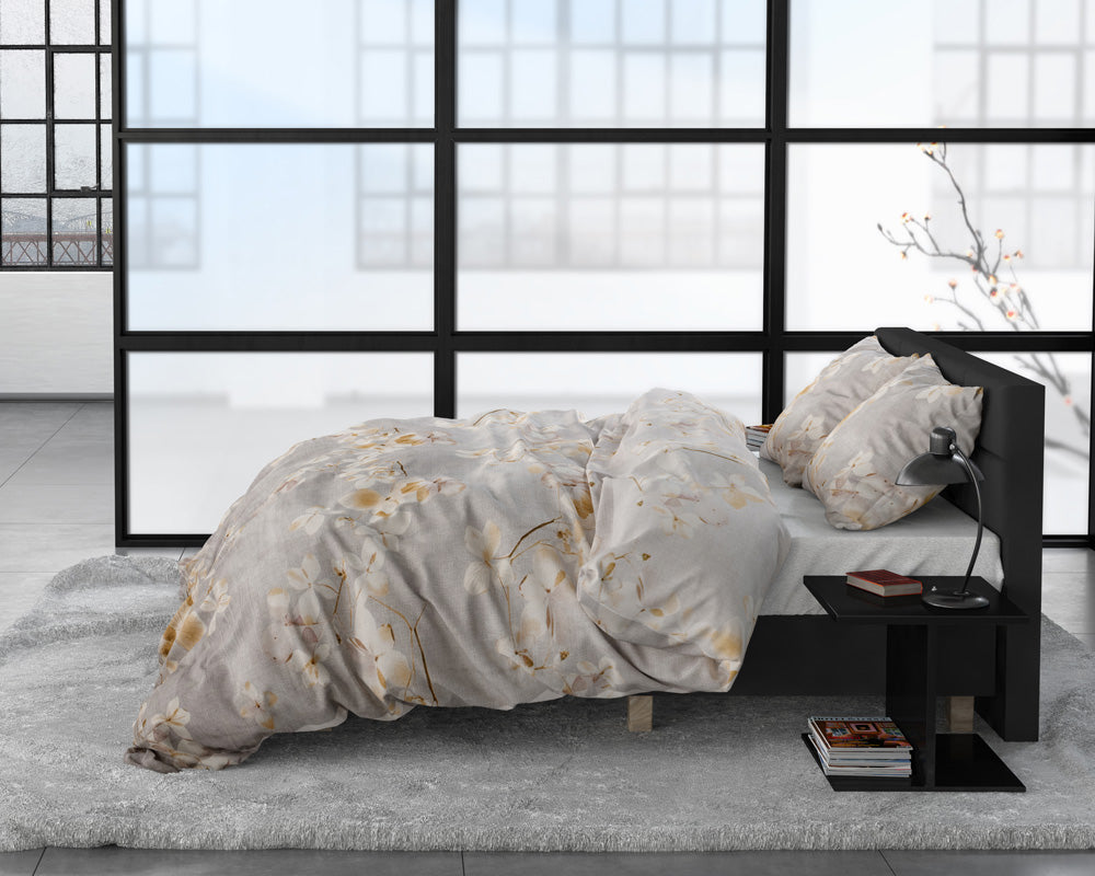 Bettwäsche LOUIS , Baumwollsatin | cream