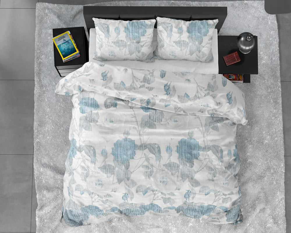 Bettwäsche IVEN BLUE, Baumwollsatin