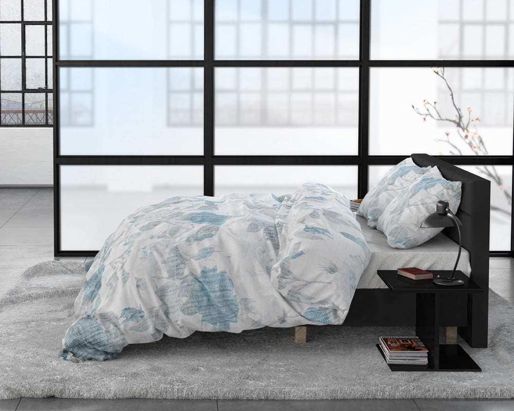 Bettwäsche IVEN BLUE, Baumwollsatin