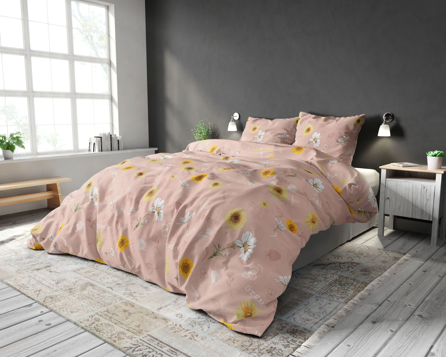 Bettwäsche LIZZIE, Baumwoll-Polyester-Mischung