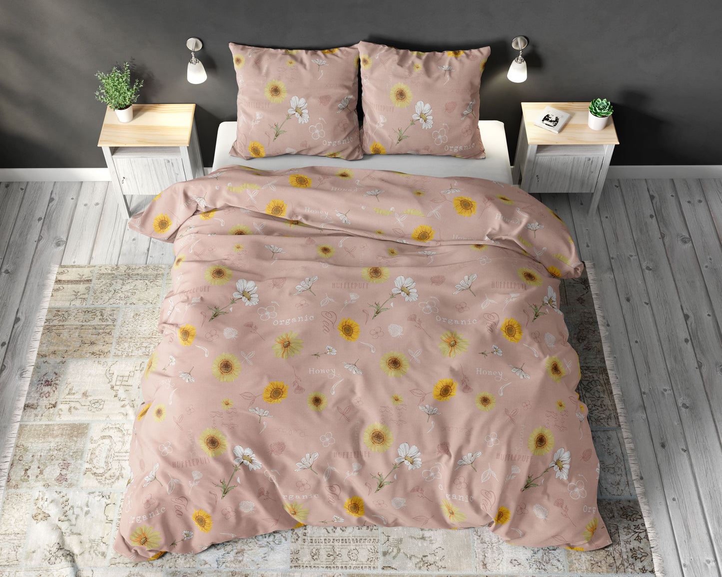 Bettwäsche LIZZIE, Baumwoll-Polyester-Mischung
