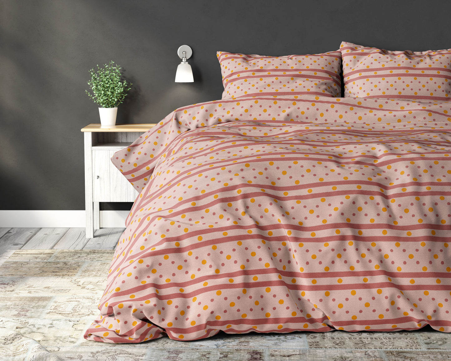 Bettwäsche MADINA, Baumwoll-Polyester-Mischung
