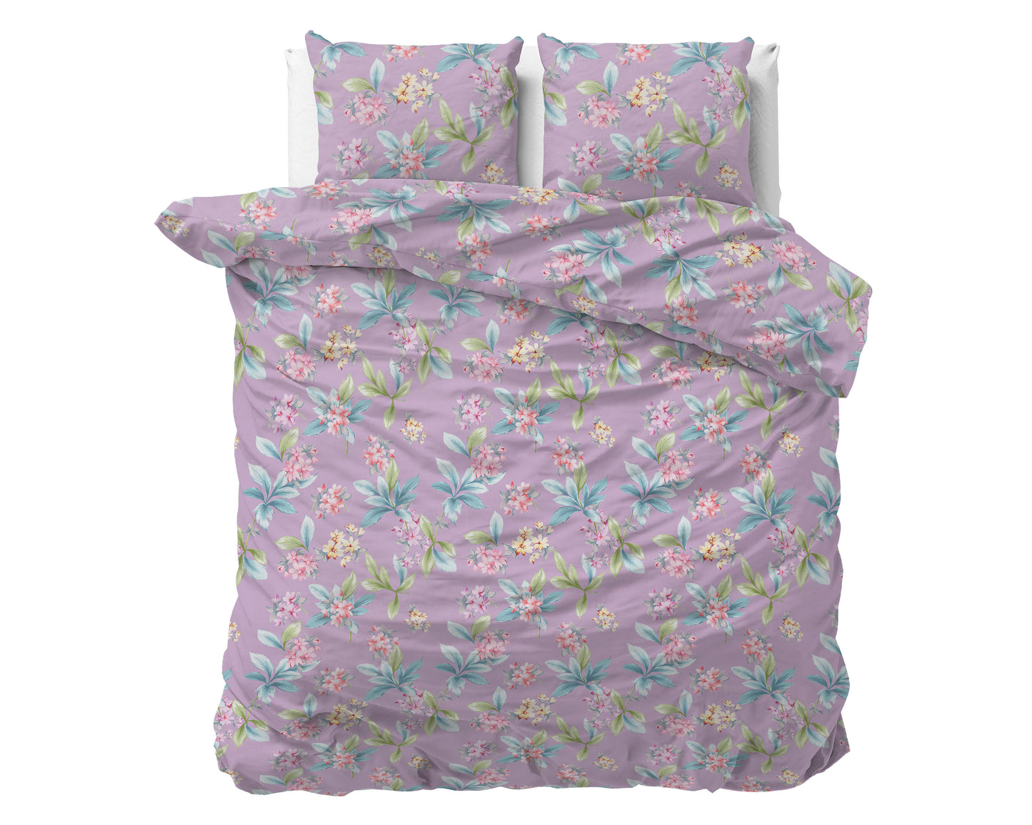 Bettwäsche FLOWER EXPRESS, Baumwoll-Polyester-Mischung