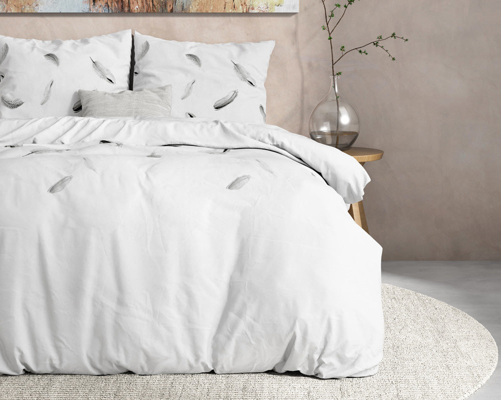Flanell Bettwäsche SALME | weiß