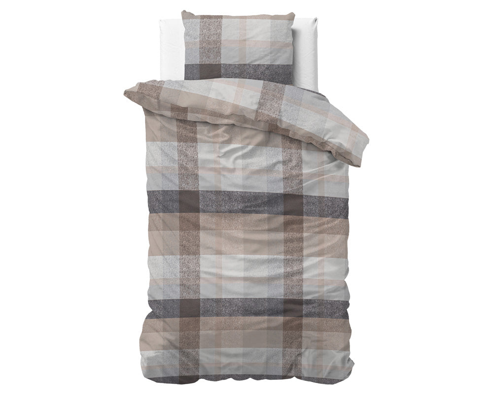 Flanell Bettwäsche THOR | taupe