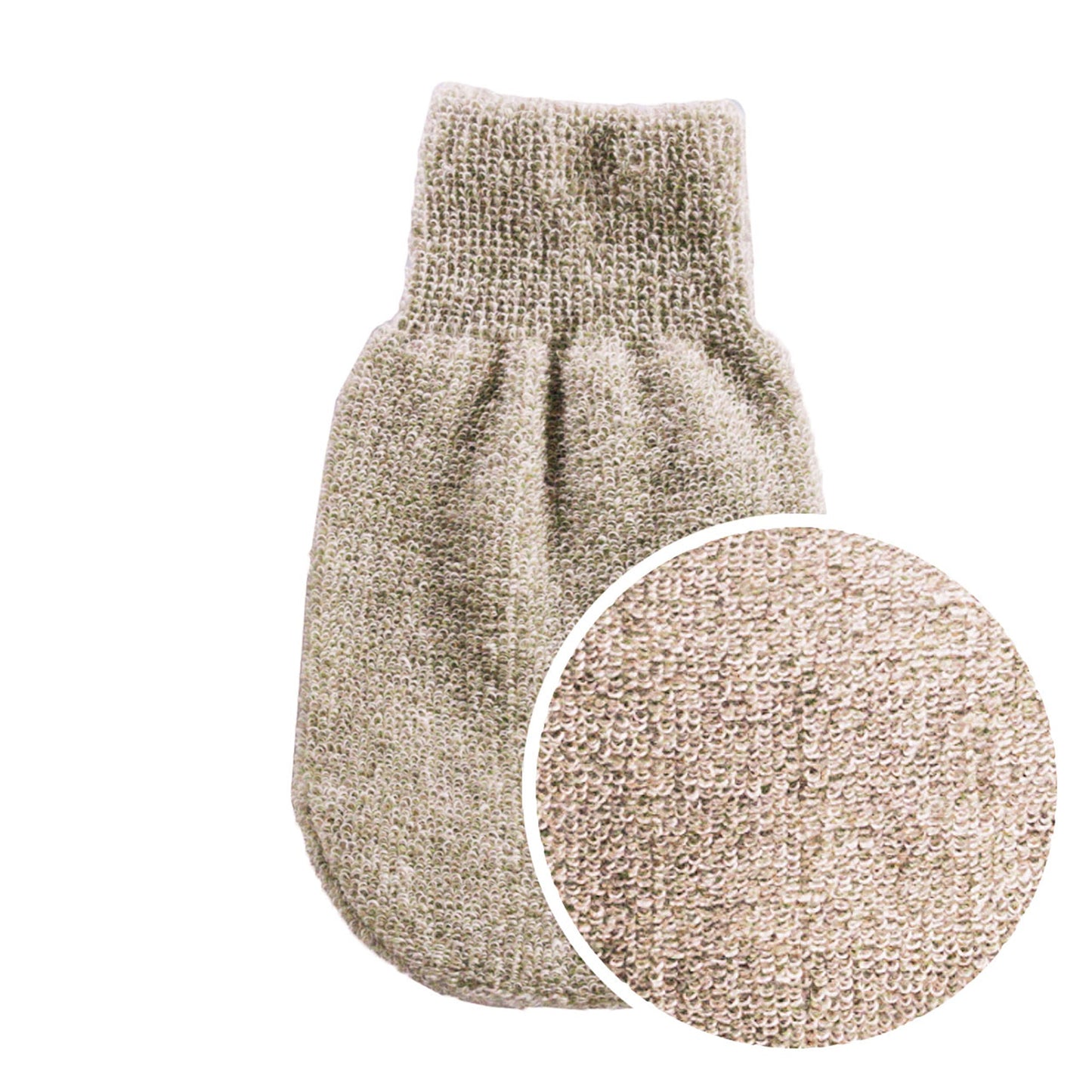 Peelinghandschuh aus Hanf