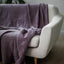 Tagesdecke mit Waffelmuster | dusty lavender