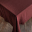 Tischdecke aus Leinen | terracotta