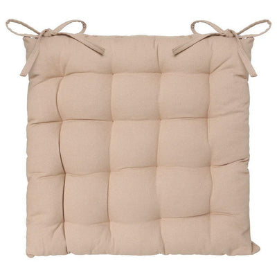 Sitzkissen aus Baumwolle, beige, 38 x 38 cm | 4er Set