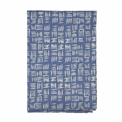 Tischdecke aus Baumwolle, blau | 145 x 145 cm
