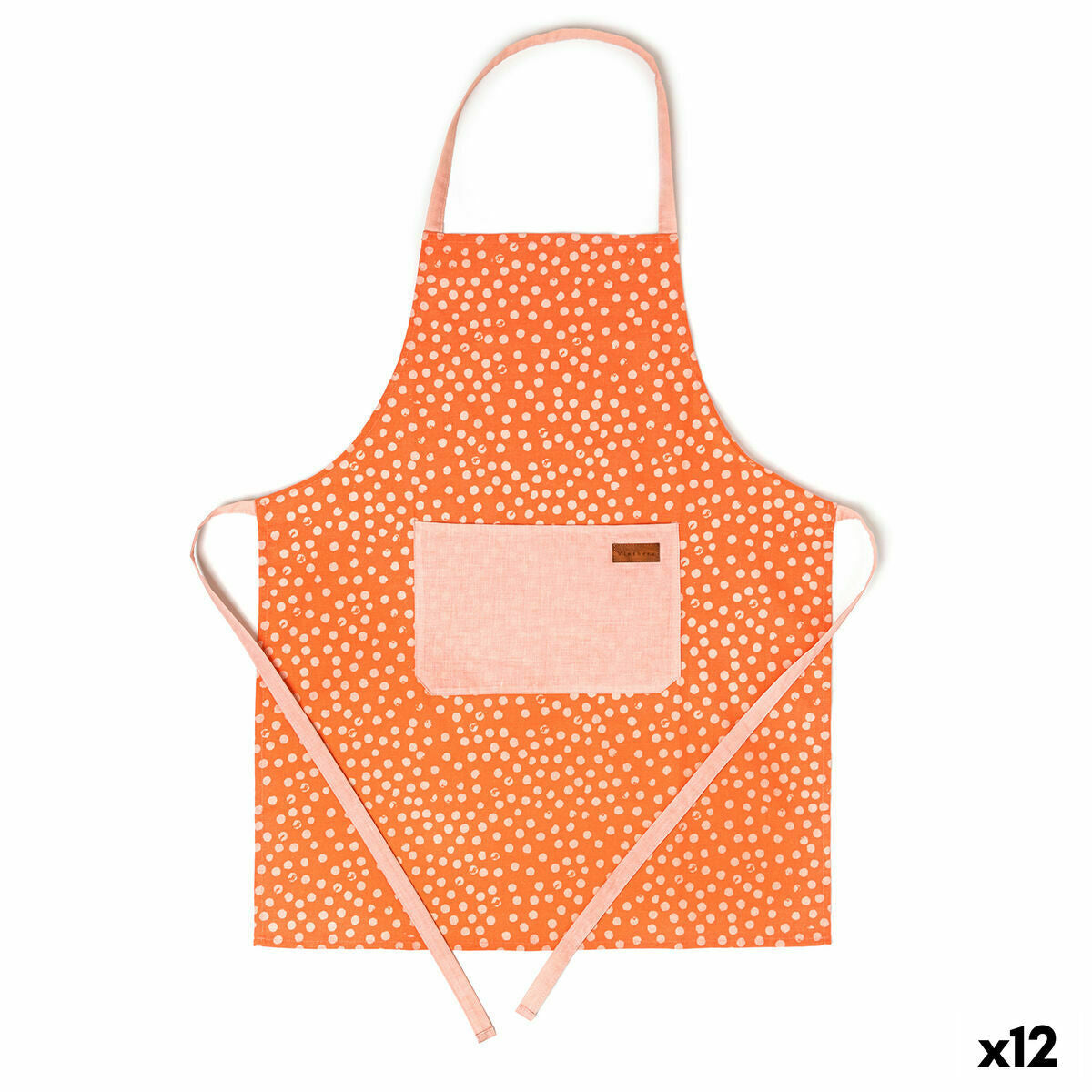 Küchenschürze aus Baumwolle, rosa | 2er-Set