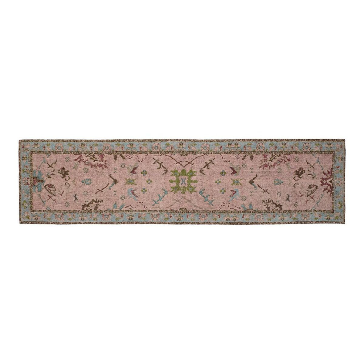 Teppich aus Baumwolle, rosa | 60 x 240 cm