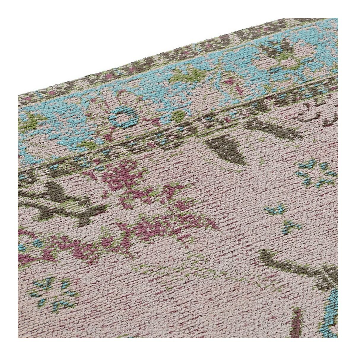 Teppich aus Baumwolle, rosa | 60 x 240 cm