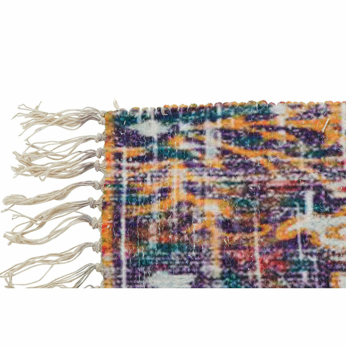 Teppich aus Baumwolle, bunt | 60 x 240 cm