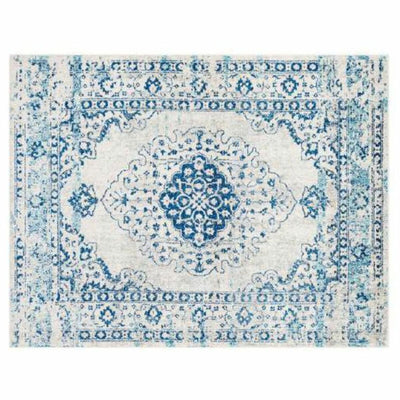 Teppich aus Baumwolle, blau | 160 x 230 cm