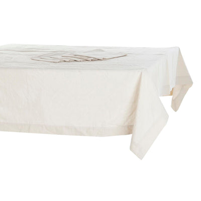 Tischdecke mit 4 Servietten, beige