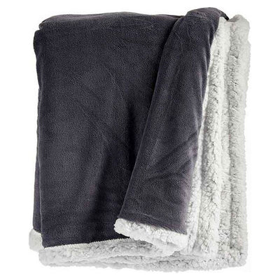 Fleece-Decke, grau | 130 x 170 cm
