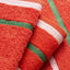 Handtuch-Waschlappen Set, vierteilig, rot