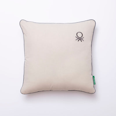 Dekokissen, grau-beige | 45 x 45 cm