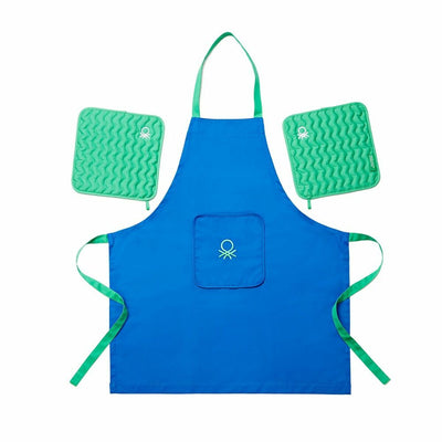 Küchen-Set, blau/grün | 3er-Set