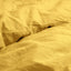Bettwäsche aus Baumwolle | stonewashed senf