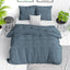 Bettwäsche aus Baumwolle | stonewashed blau