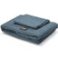 Bettwäsche aus Baumwolle | stonewashed blau