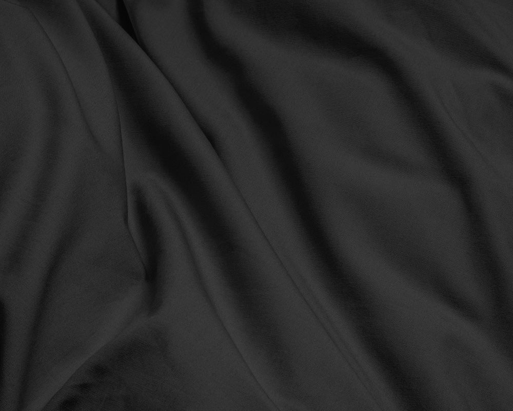 Bettwäsche aus ägyptischer Baumwolle, schwarz