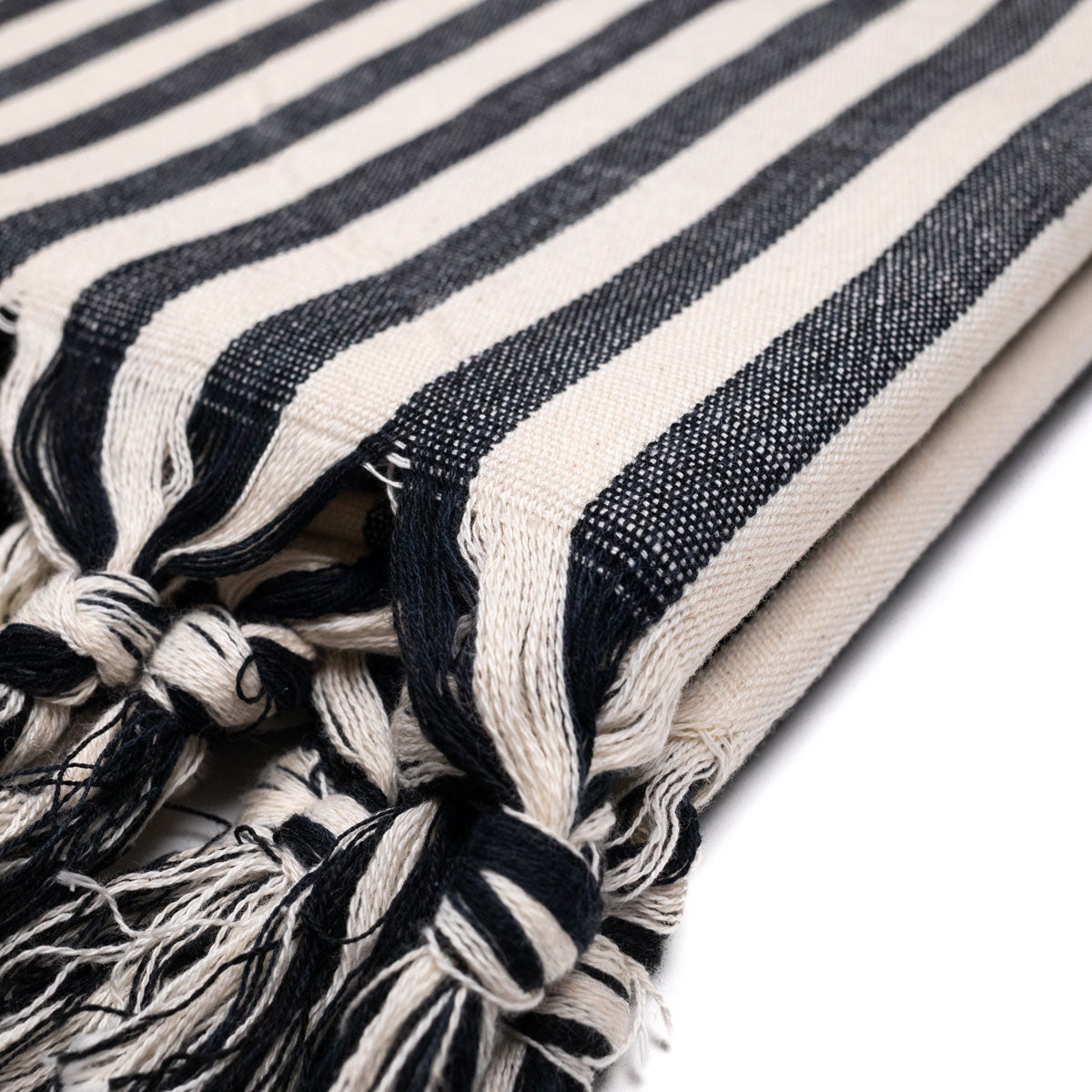 Handtuch OLE, 180 x 100 cm | schwarz-weiß