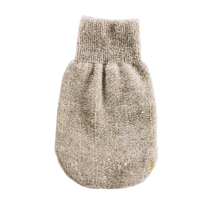 Peelinghandschuh aus Leinen