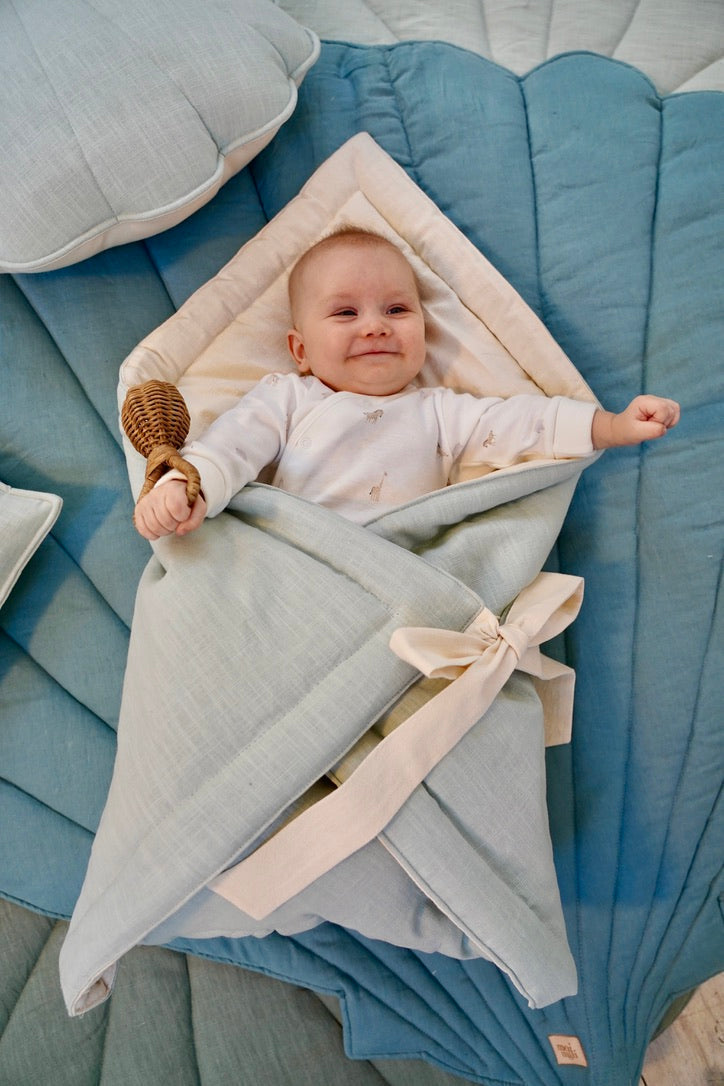 Babydecke, powder pink | 75 x 75 cm