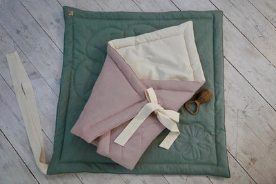 Babydecke, powder pink | 75 x 75 cm