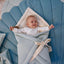 Babydecke, powder pink | 75 x 75 cm