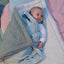 Babydecke, powder pink | 75 x 75 cm