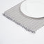 Tischset aus Baumwolle, grau | 6er-Set