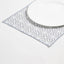 Tischset aus Baumwolle, white diamond | 4er-Set