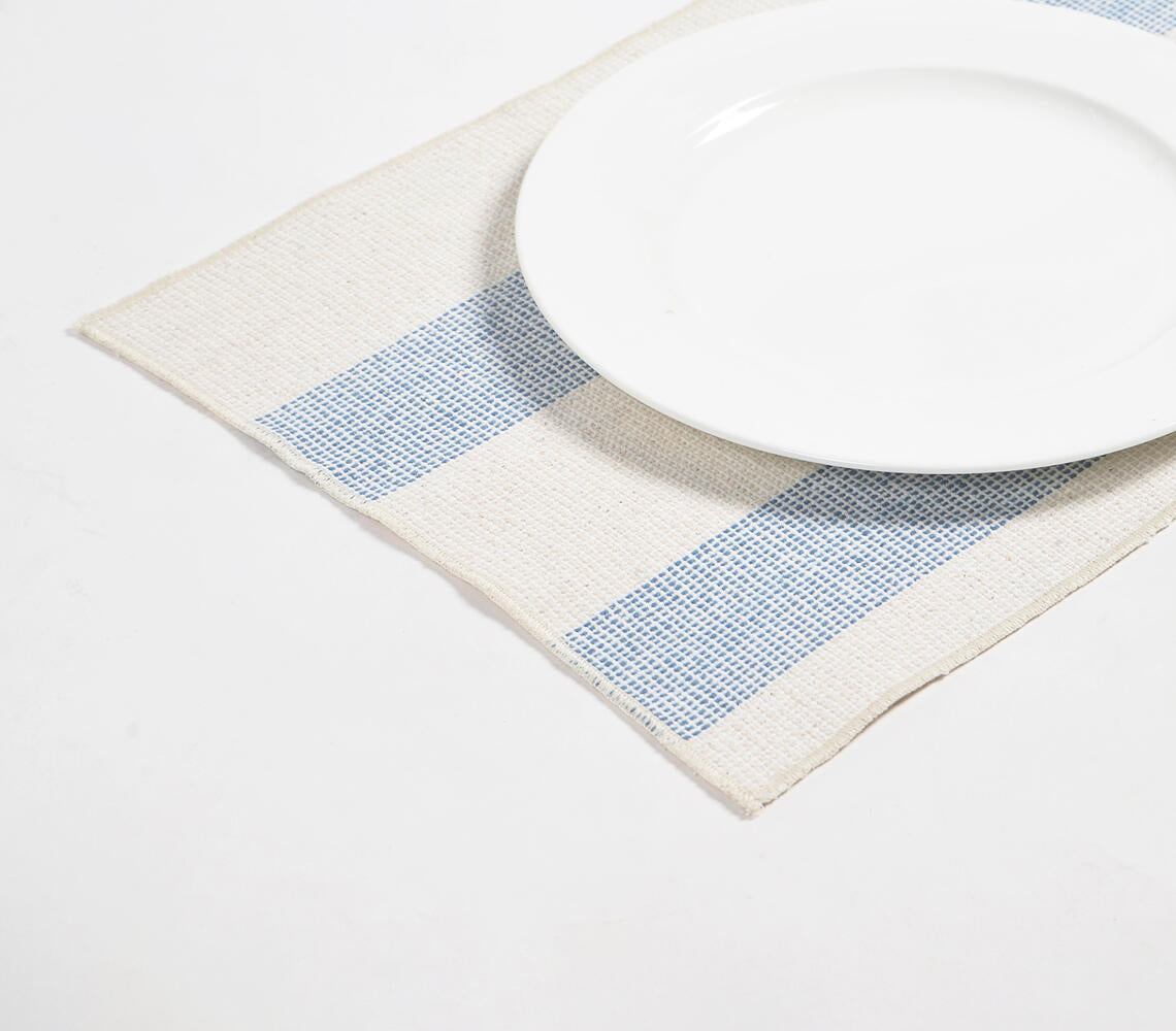 Tischset aus Baumwolle, gestreift | 4er-Set