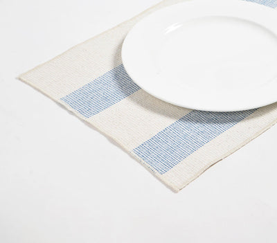 Tischset aus Baumwolle, gestreift | 4er-Set